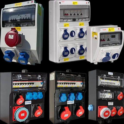 Generator socket boxes