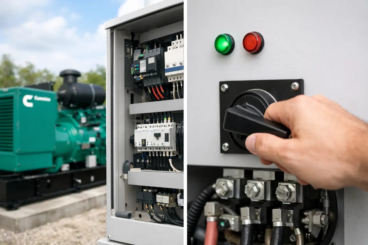 Automatic Versus Manual Transfer Switches