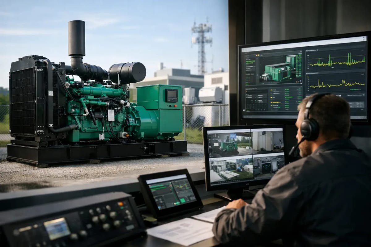 Generator Monitoring Review for Critical Sites