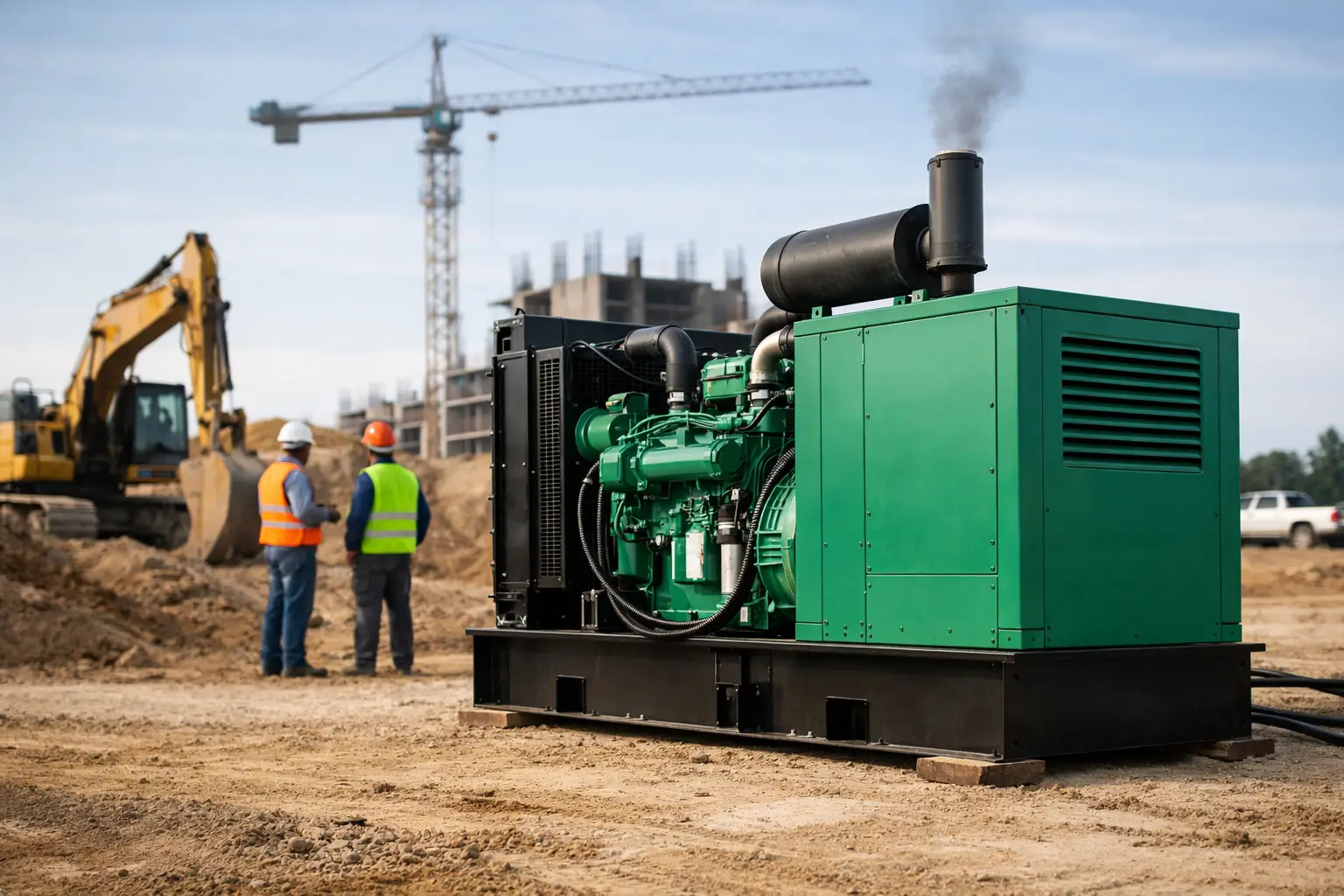 How Diesel Generators Work on Site