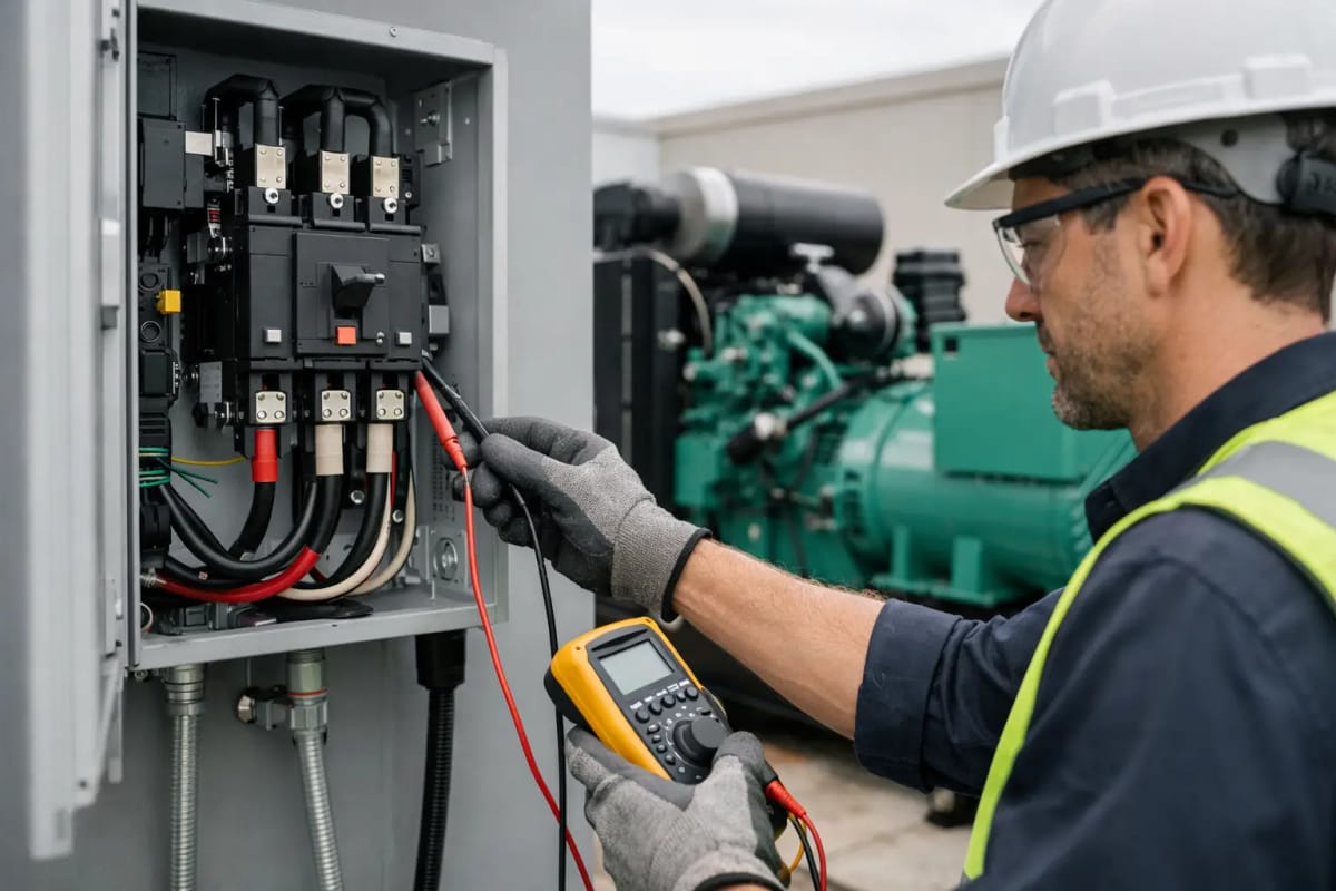 How to Test Generator Transfer Switches Safely