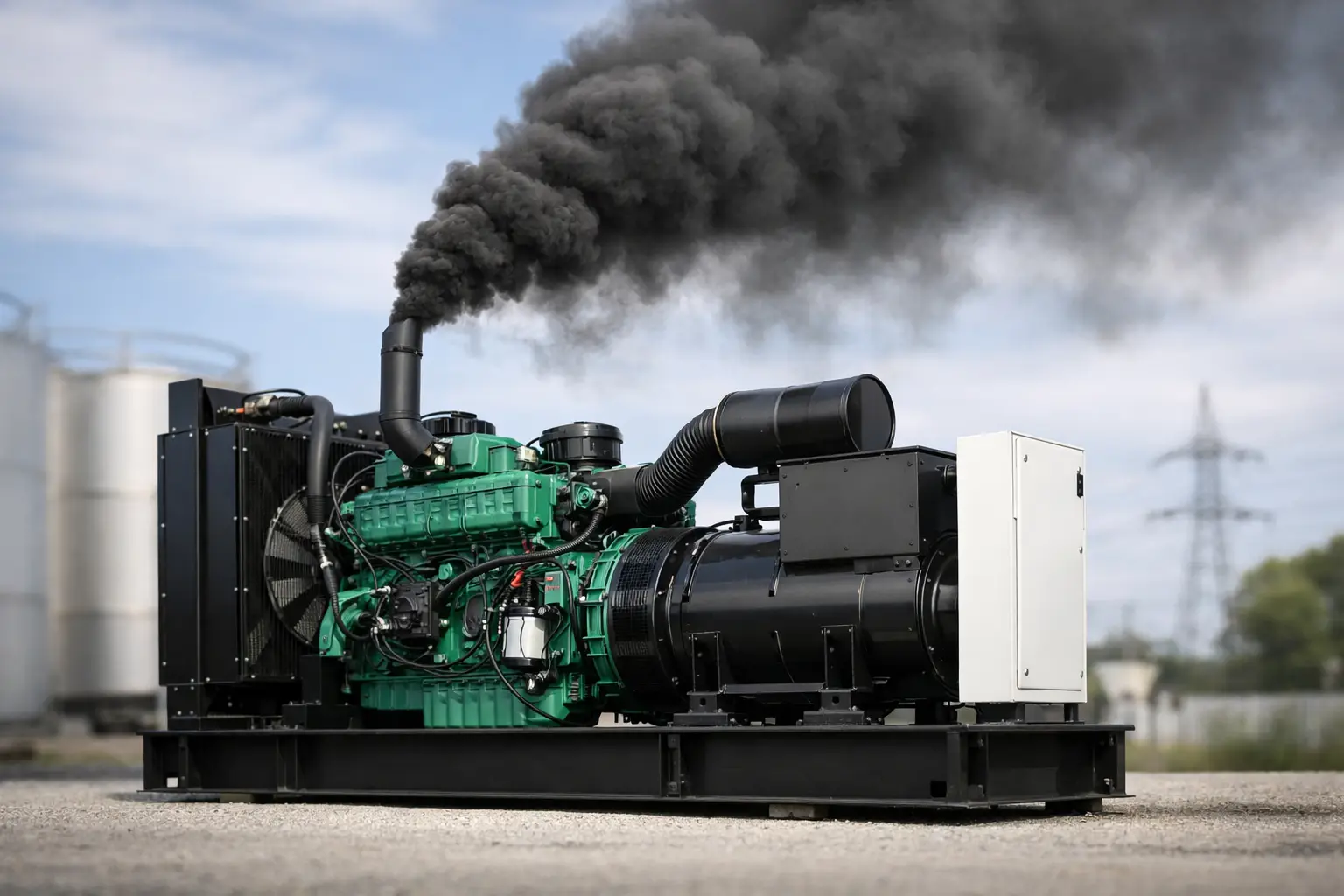 What Causes Generator Black Smoke in Diesel Sets?