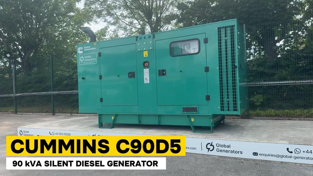 Cummins C90D5 | 90 kVA Diesel Generator | Walkaround & Key Specs